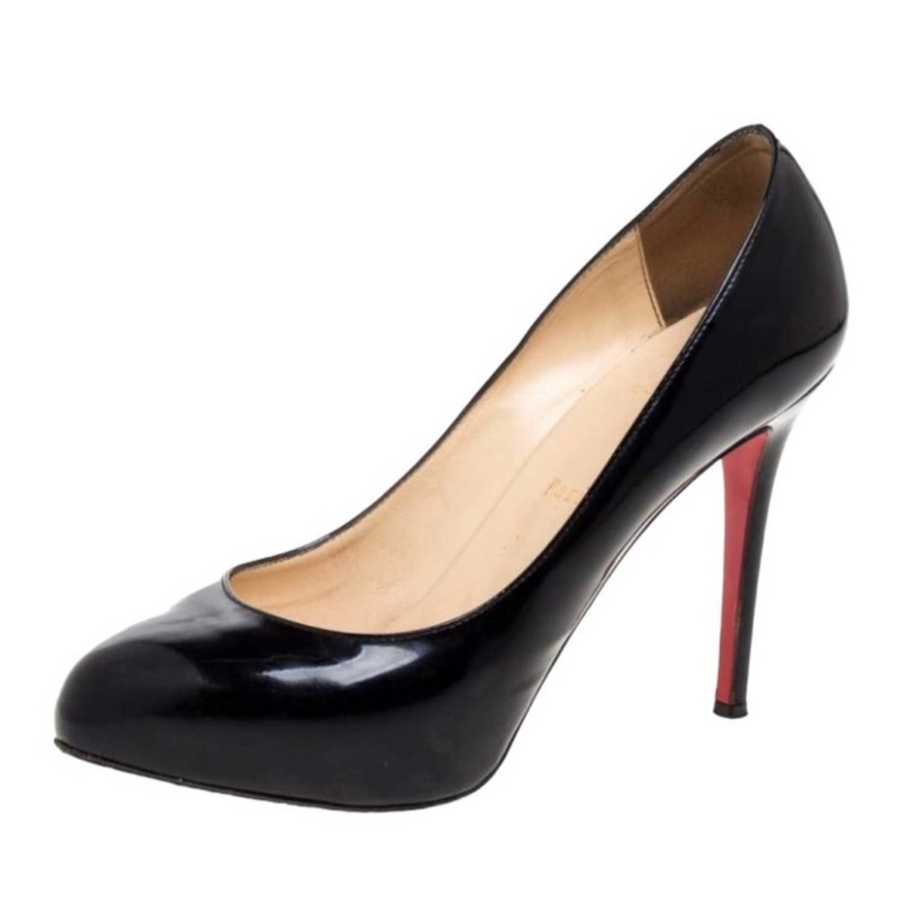 Christian Louboutin Patent Leather Simple Pumps Size 38